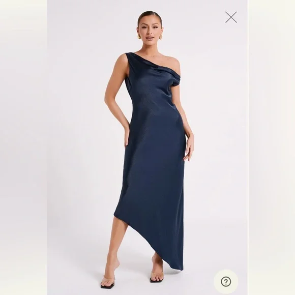 Meshki | Dresses | Meshki Blue Asymmetrical One Shoulder Gown Wedding Guest | Poshmark Meshki | Dresses | Meshki Blue Asymmetrical One Shoulder Gown Wedding Guest | Poshmark